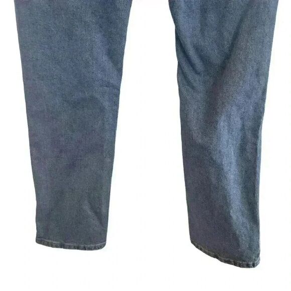 Wrangler Men's Medium Wash Blue Cotton/Spandex Regular Fit Comfort Flex Relaxed - Picture 9 of 13